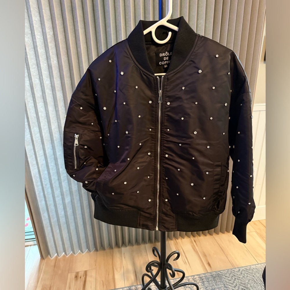 Black Bomber Jacket